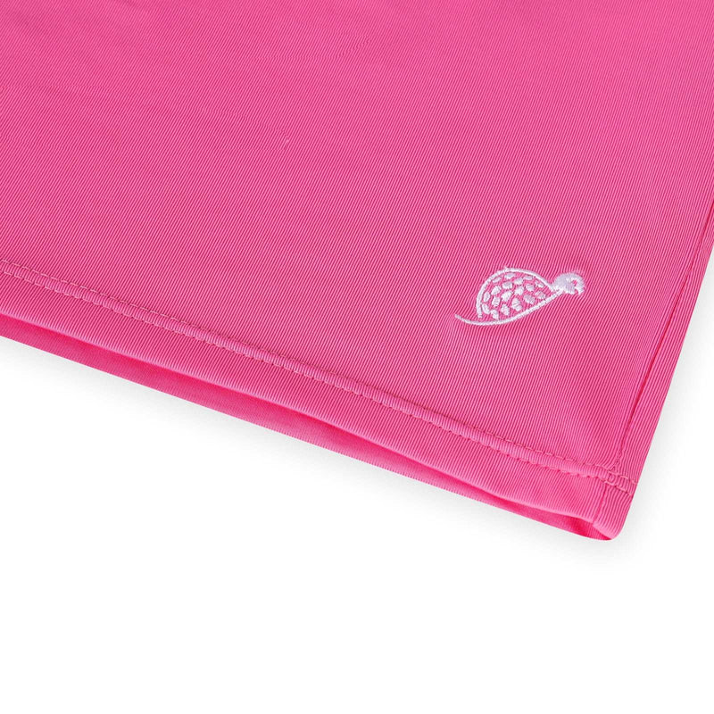 Girls Talia Long Sleeve Ruffle Golf & Tennis  Dress-Check Me Out Pink Dresses TurtlesAndTees   