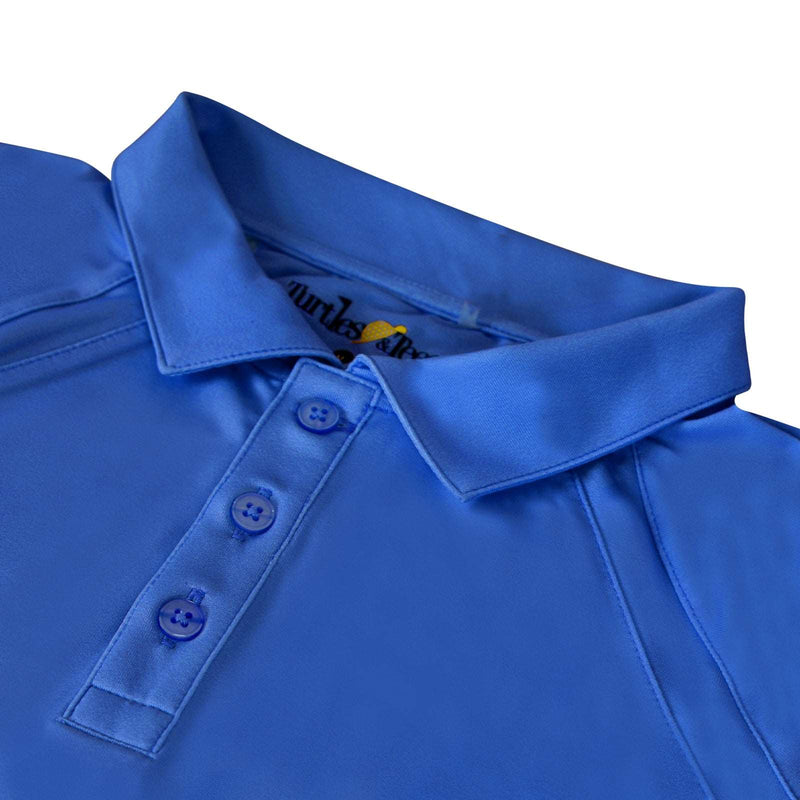 Girls Reagan Golf & Tennis Cap Sleeve Polo-Oasis Blue Shirts & Tops TurtlesAndTees   
