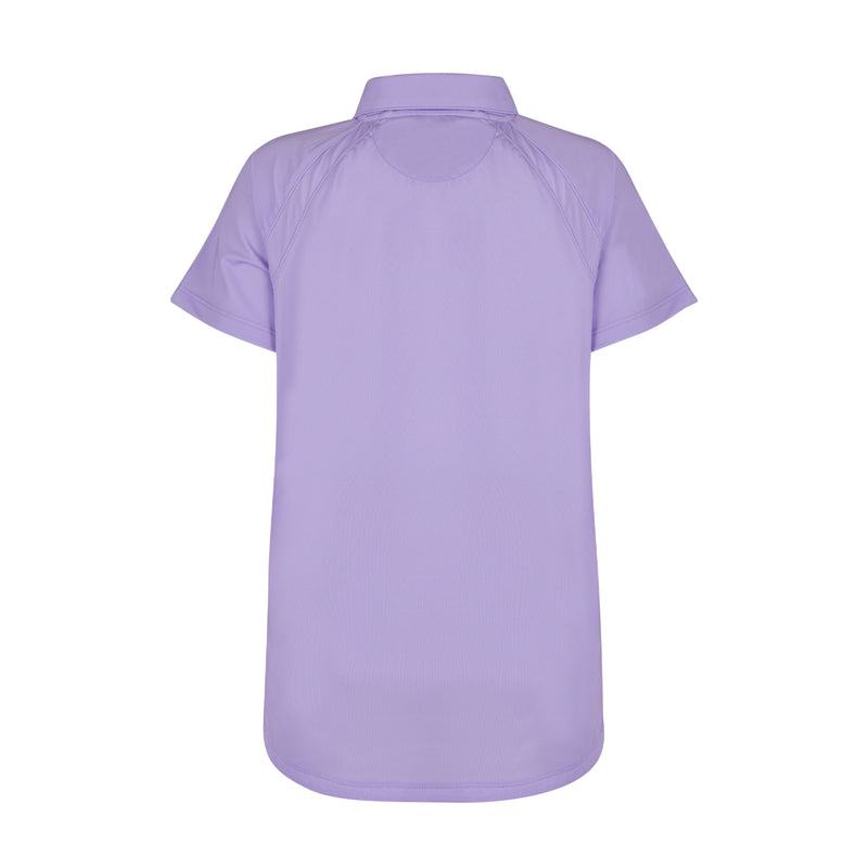 Girls Reagan Golf & Tennis Cap Sleeve Polo-Lavender Shirts & Tops TurtlesAndTees   