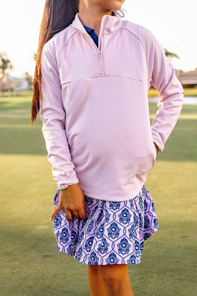 Girls Hayzle  Pleated Golf & Tennis Skort-On The Pin Pink Skorts TurtlesAndTees   