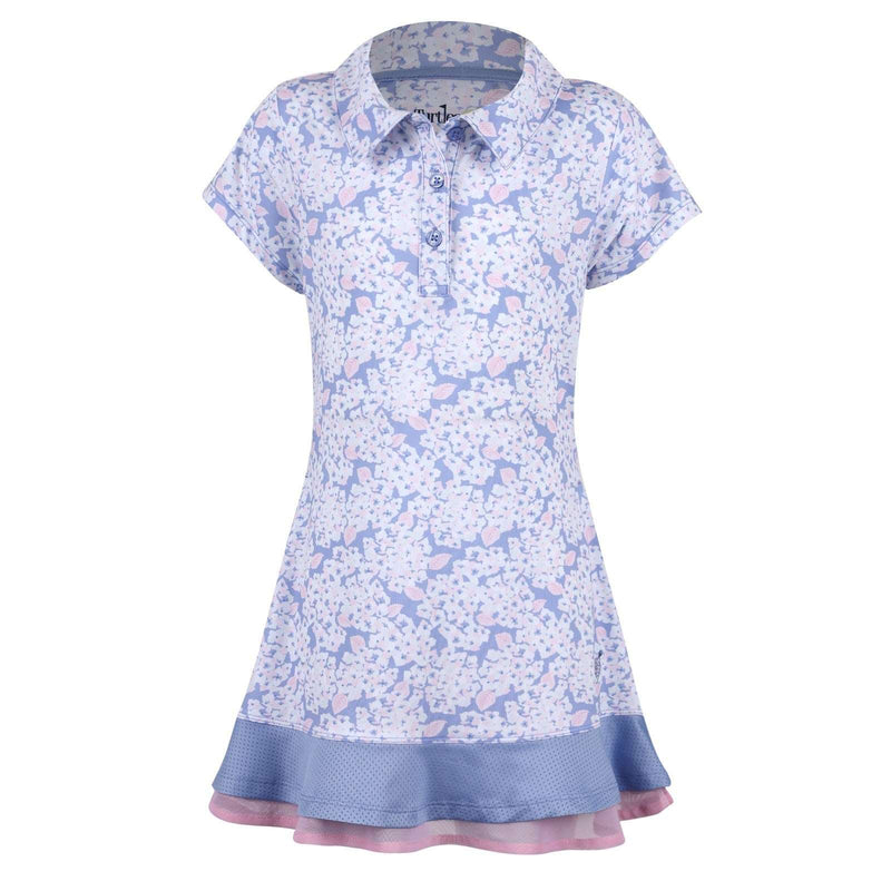 Girls Delaney Golf & Tennis Dress - Masters in Bloom Peri Dresses TurtlesAndTees   