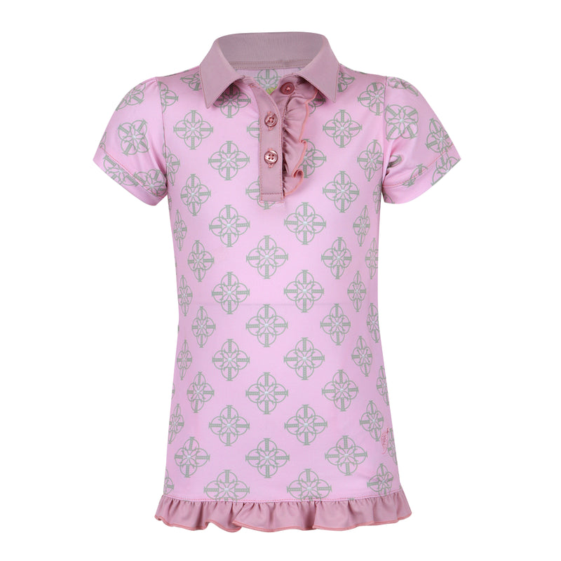 Stella Infant & Toddler Polo Dress - Tee Times Sage Baby & Toddler Dresses TurtlesAndTees   