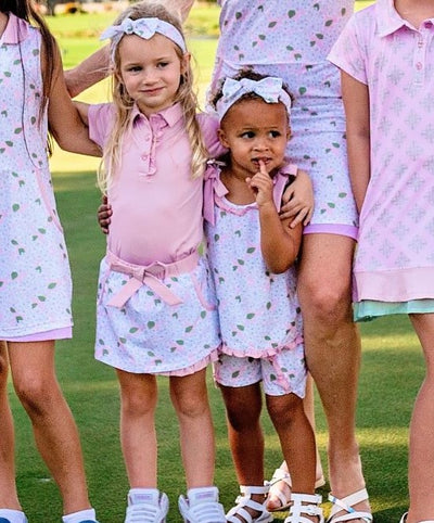 Toddler Girls Polo Shirt - Pink Lilac Baby & Toddler Tops TurtlesAndTees PPNK 18-24 months 