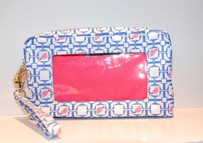 Periwinkle Tee's Squared Wristlet Clutch with Cell Phone Pocket  TurtlesAndTees   