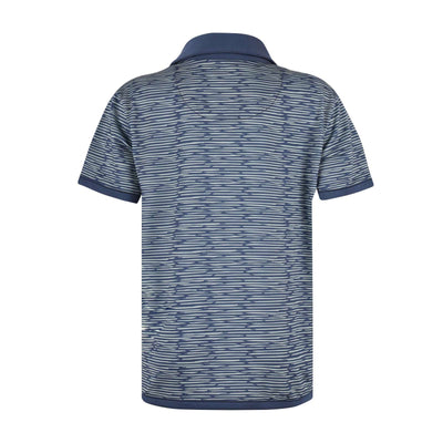 Boy's Jordan Performance Polo Shirt - Navy/Green Shirts & Tops TurtlesAndTees   