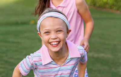 Girls Headband - Sonoma Stripe Multi headband TurtlesAndTees   