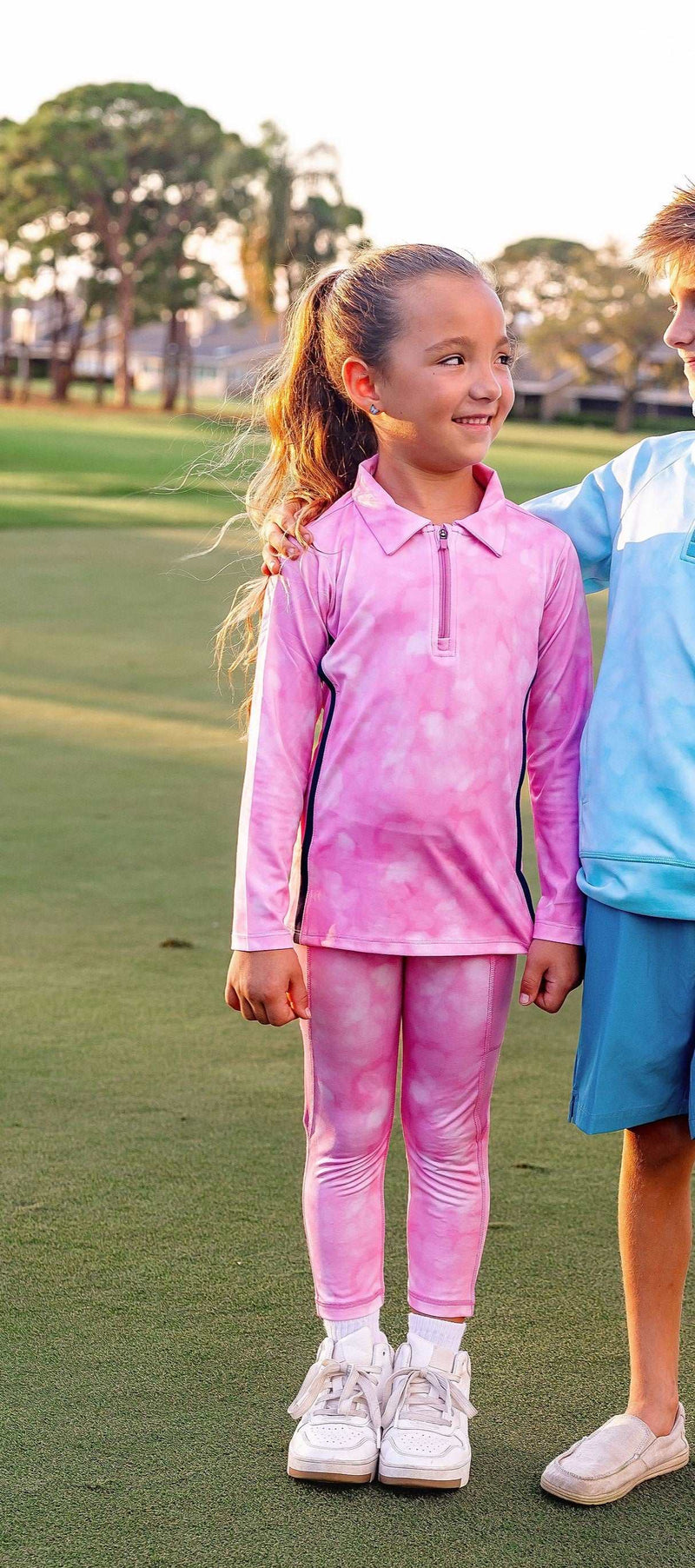 Girls Sundaze Pink Hana Golf and Tennis Legging – TurtlesAndTees