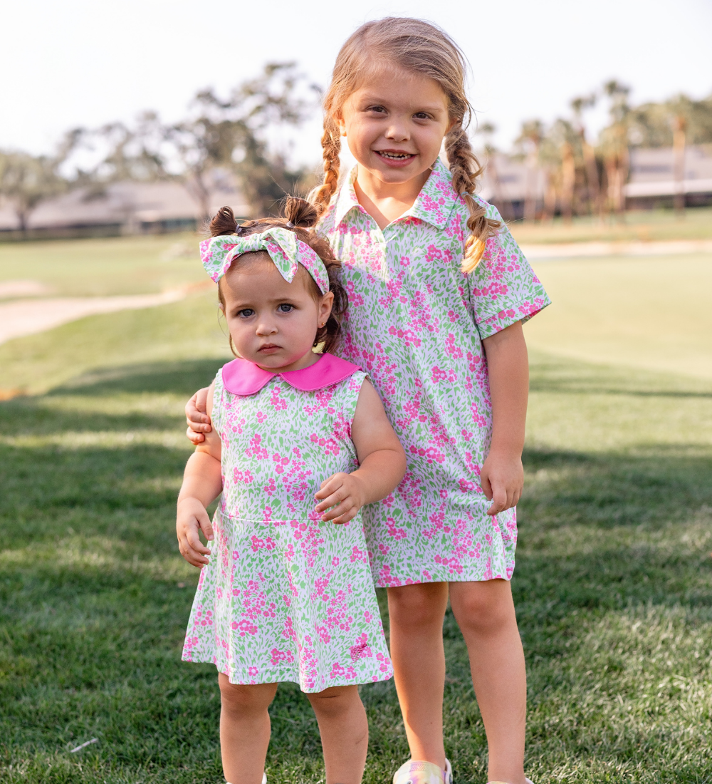 Mini Girls Felicity Dress - Birdie Bliss - Pink Lime Mini Girls Felicity Dress - Birdie Bliss - Pink Lime