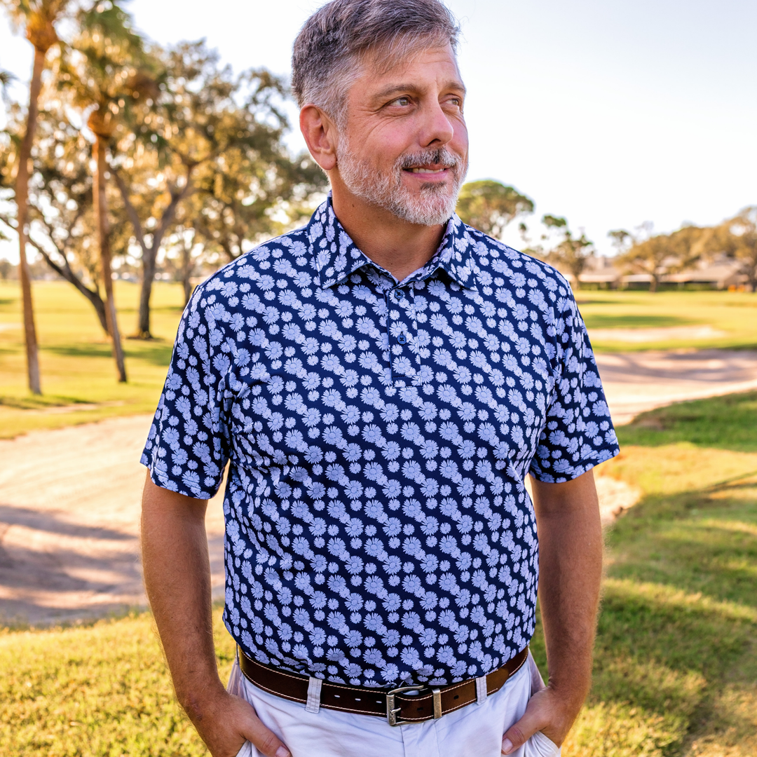 mens dress golf shirts The Green Placket - Golf Shirt Green / S