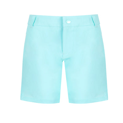 Boy's Martin Woven Golf & Tennis Shorts -Glacial Blue Shorts TurtlesAndTees   