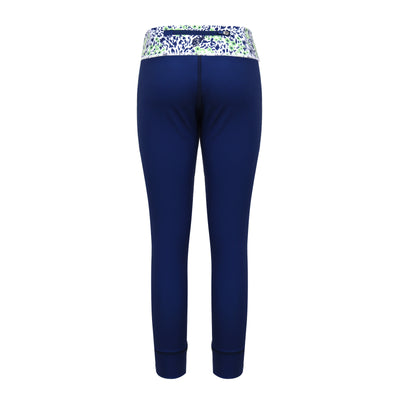 Girls Brynn Leggings - Birdie Bliss - Navy/Lime