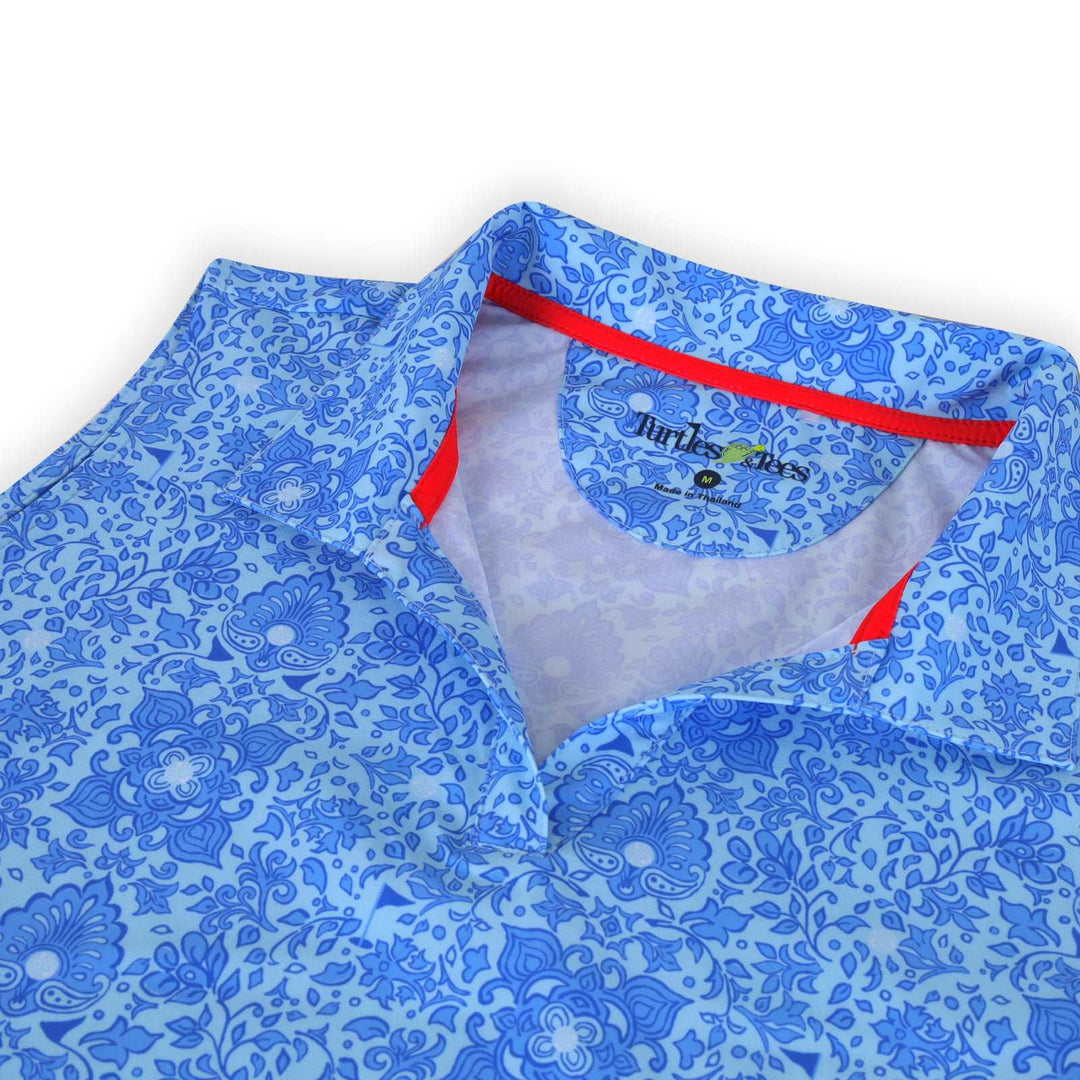 Girls Natalee Woven Golf Tennis Dress  Riviera Glacial  TurtlesAndTees