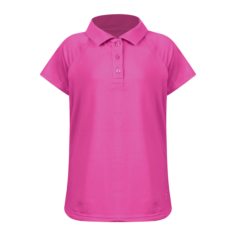 Mini Girls Reagan Polo - Sachet Pink