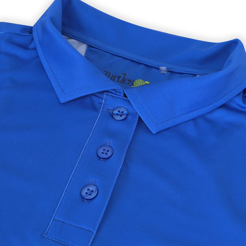 Girls Rylee Golf & Tennis Sleeveless Polo -Oasis Blue Shirts & Tops TurtlesAndTees   