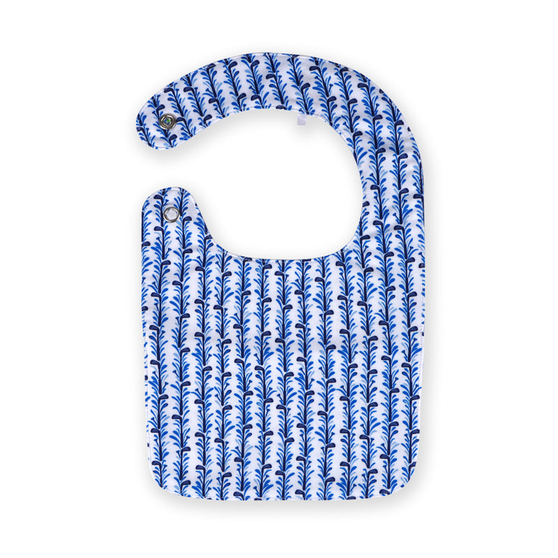 Baby Bib - Iron Reef - Navy/White