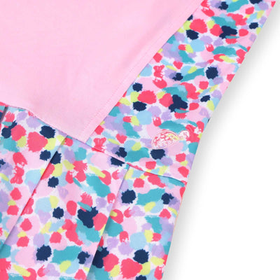 Girls Infant & Toddler Mini Naomi Pleated Drop Waist Dress  -Stroke of Genius Multi Baby & Toddler Dresses TurtlesAndTees   