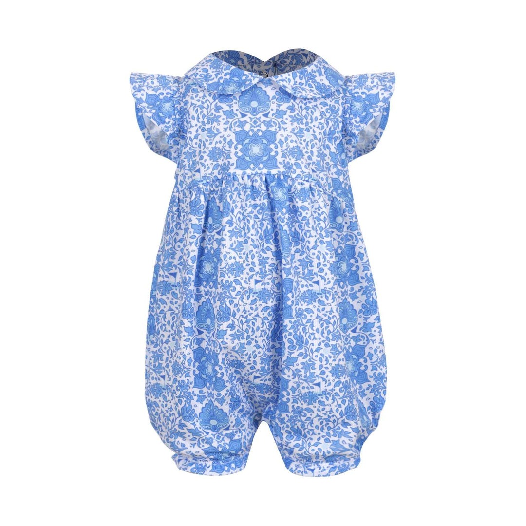 Girls Nala Baby Romper - Riviera White – TurtlesAndTees