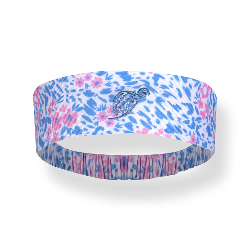 Girls Headband - Birdie Bliss  -  Pink/Blue