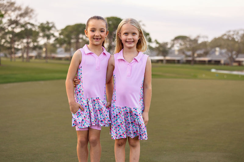 Girls Naomi Pleated Golf Dress Stroke of Genius Multi – TurtlesAndTees Girls Naomi Pleated Golf Dress Stroke of Genius Multi – TurtlesAndTees