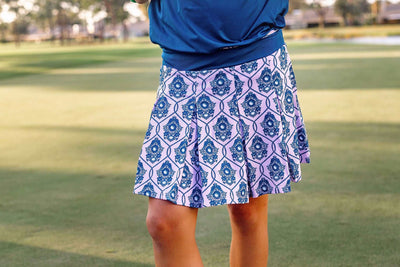 Girls Hayzle  Pleated Golf & Tennis Skort-On The Pin Pink Skorts TurtlesAndTees   