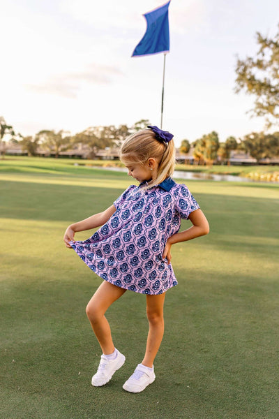 Infant & Toddler -Tatum Short Sleeve  Dress-On The Pin Pink Baby & Toddler Dresses TurtlesAndTees   