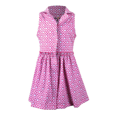 Girls Darby Golf & Tennis Dress- Gimme Sugar Pink Dresses TurtlesAndTees   