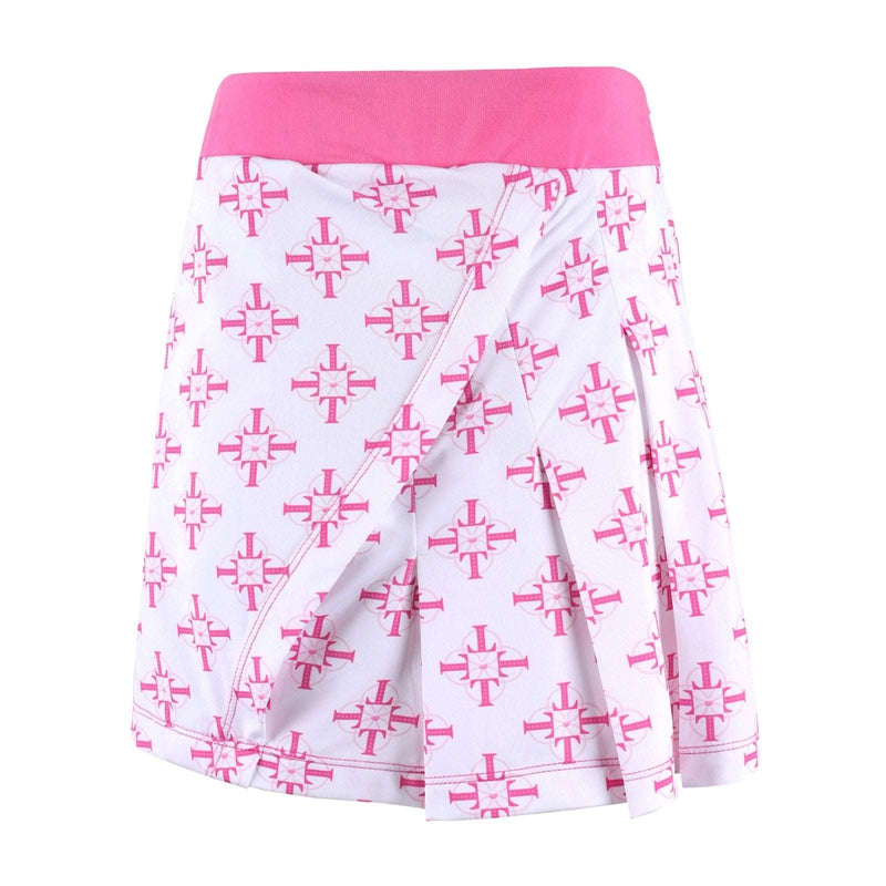 Maddy Girls Golf & Tennis Skort - Tee Times Pink skorts TurtlesAndTees   