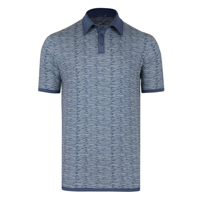 Mens Performance Polo Shirt -Navy/Green polo shirt TurtlesAndTees   