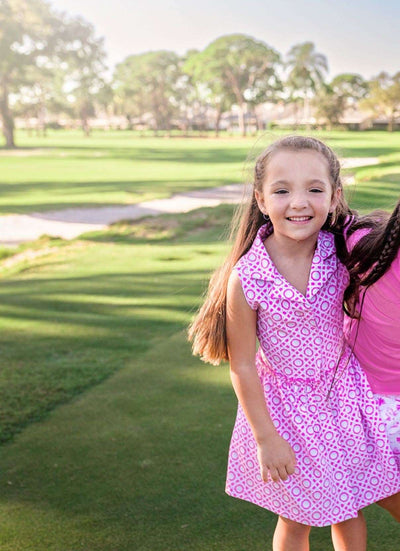 Girls Darby Golf & Tennis Dress- Gimme Sugar Pink Dresses TurtlesAndTees GMSPNK XSmall (4T) 
