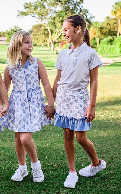 Girls Darby Golf & Tennis Dress - Tee Times Peri Dresses TurtlesAndTees   