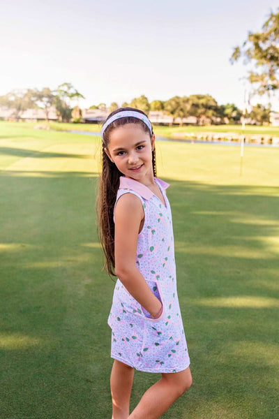 Girls Dotty Golf & Tennis Dress-- Masters in Bloom Sage Dresses TurtlesAndTees MIBS XSmall (4T) 