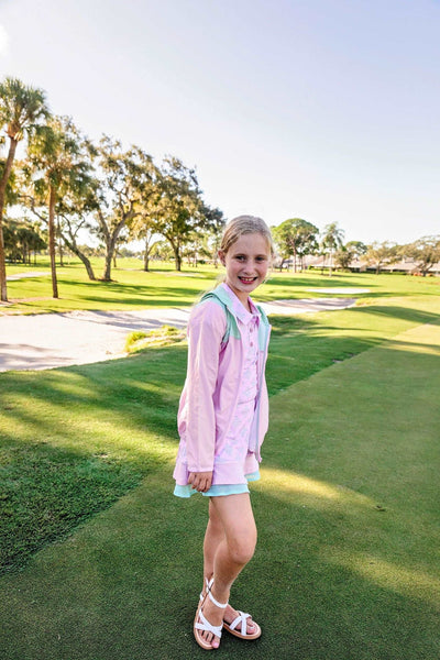 Girls Delaney Golf & Tennis Dress-Tee Times Sage Dresses TurtlesAndTees   