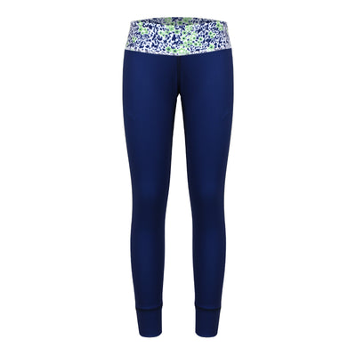 Turtles and Tees navy blue girls leggings