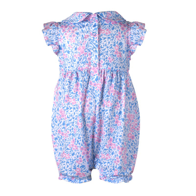 Mini Girls Nala Romper - Birdie Bliss  -  Pink/Blue