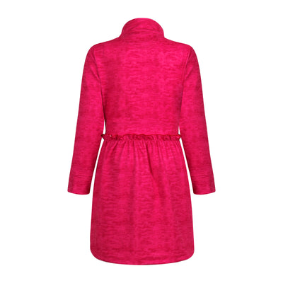 Product image of a Turtles and Tees girls hot pink long sleeve golf dress
