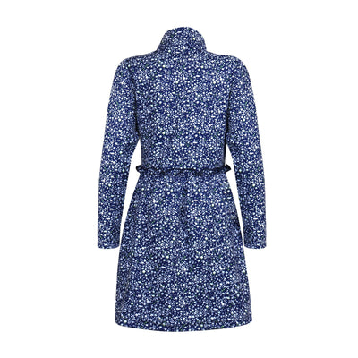 Product image of a Turtles and Tees long sleeve floral blue golf dress