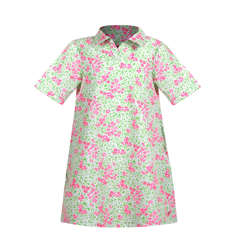 Girls Felicity Dress - Birdie Bliss - Pink/Lime