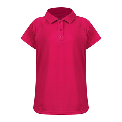 product image of a Turtles and Tees hot pink polo shirt