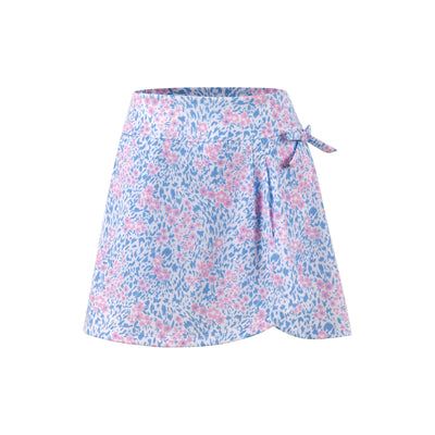 Girls Bella Skort - Birdie Bliss  -  Pink/Blue