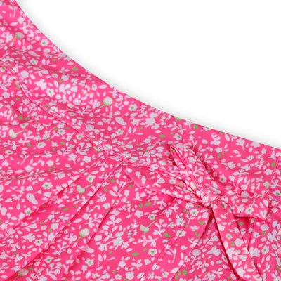 Girls Bella Skort - Secret Garden - Pink/Lime