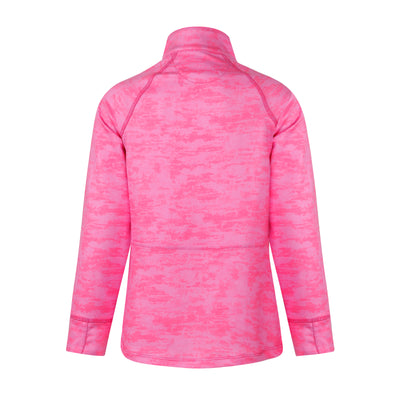 Girls Ember 1/4 Zip - Dunes - Pink