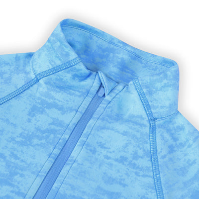 Girls Ember 1/4 Zip - Dunes - Horizon Blue