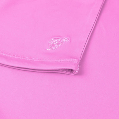 Girls Reagan Cap Sleeve Polo - Pink Lady