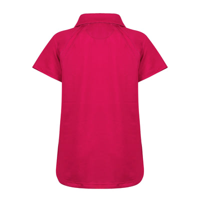 product image of a Turtles and Tees hot pink polo shirt
