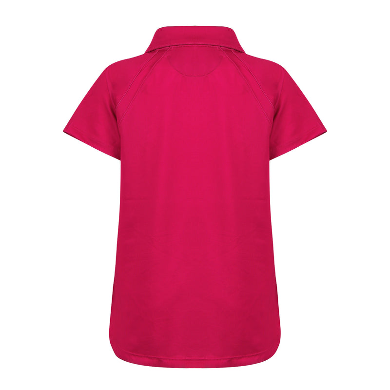 product image of a Turtles and Tees hot pink polo shirt