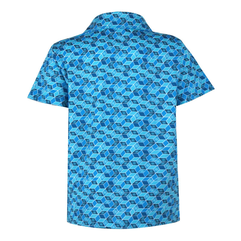 Boys Archer Polo - Roll The Dice - Teal