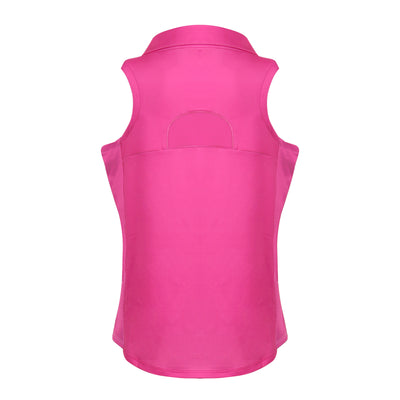 Girls Elsie Sleeveless Polo - Sachet Pink