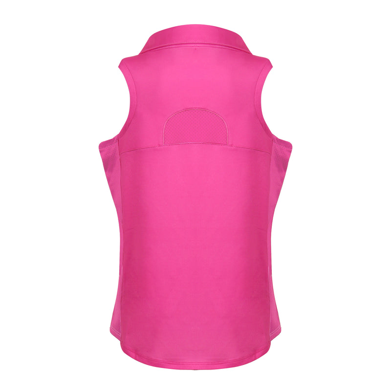 Girls Elsie Sleeveless Polo - Sachet Pink