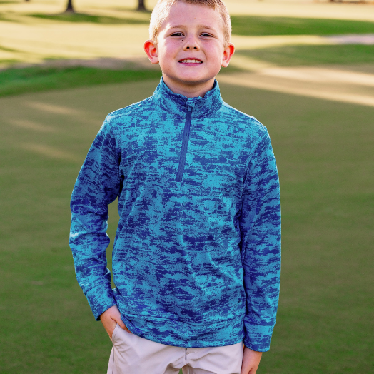 Boys Asa Pullover - Dunes - Teal