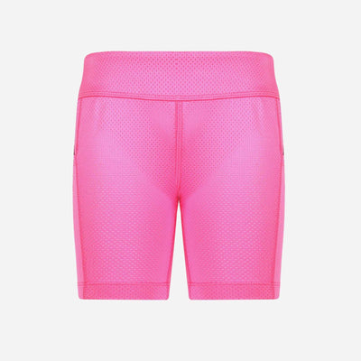 Girls Teagan Short Sleeve Swing Golf & Tennis  Dress-Check Me Out Pink Dresses TurtlesAndTees   